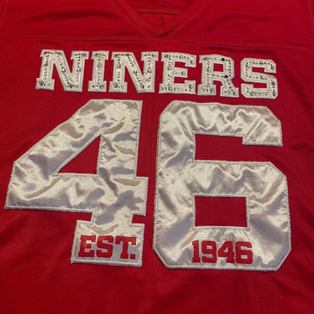 Pink Victoria's Secret San Francisco 49ers Niners 46 NFL Jersey Shirt Medium - Picture 2 of 10